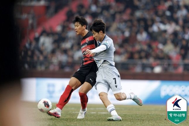 포항, 인천과 1-1 비겨…개막 두 경기 연속 무승부